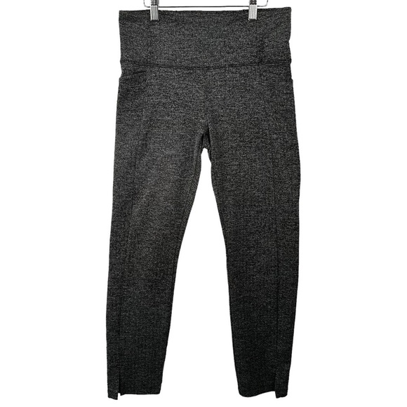 ATHLETA Mercer Split Hem Cropped Leggings in herringbone - Picture 3 of 11